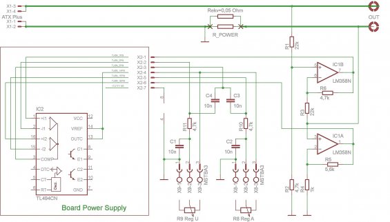 Как сделать регулируемый блок питания из компьютерного - схема
