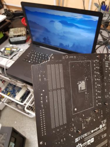 Ты - не ты, когда голоден Ремонт техники, Материнская плата, Ремонт, Кудрявые руки, Длиннопост