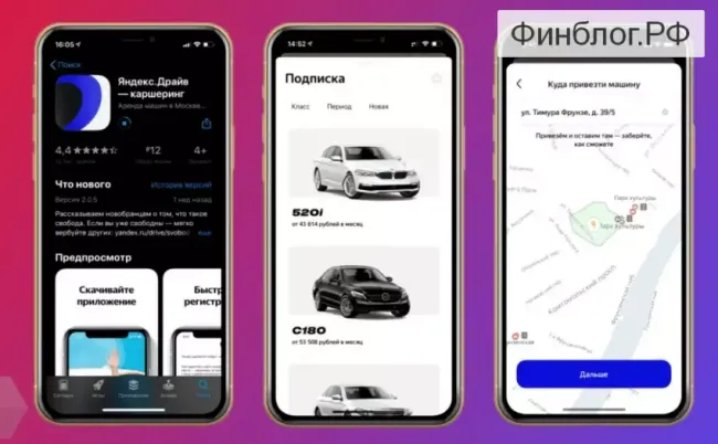 Подписка яндекс Драйв