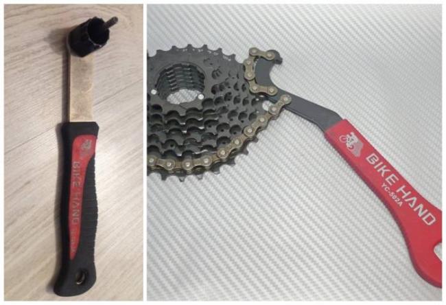 инструменты для снятия кассеты велосипеда