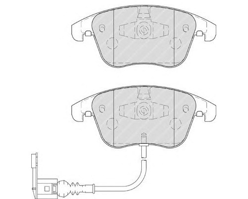 колодки тормозные передние
