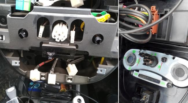 Замена ламп отопителя Лады Гранта