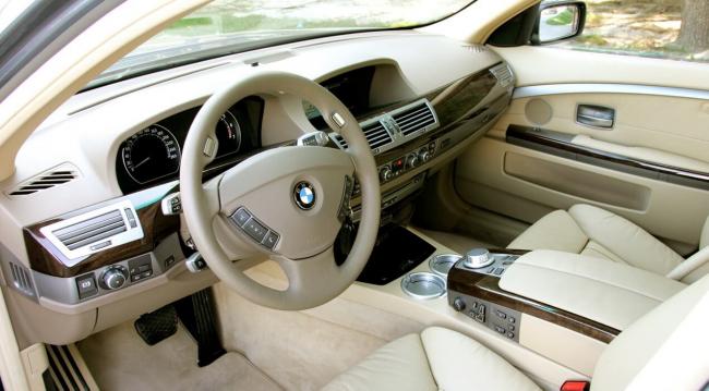 Интерьер BMW 7 Series Е65