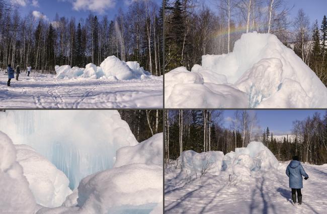 Фото 24. К Ледяному фонтану в парке «Зюраткуль» мы приехали 25 марта 2018 года, а 24 марта он, оказывается, рухнул… Интересные места в Челябинской области. Поездка выходного дня по Южному Уралу.