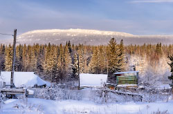Stoit li ekhat na Ziuratkul zimoi Posmotrite kakaia snezhnaia skazka sluchaetsia v gorakh IUzhnogo Urala v dekabre Blagorodnye oleni dikie kabany i losi Ledianoi fontan v Sibirke.