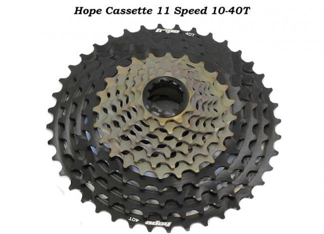 Кассета на 11 скоростей с зубьями от 10 до 40
