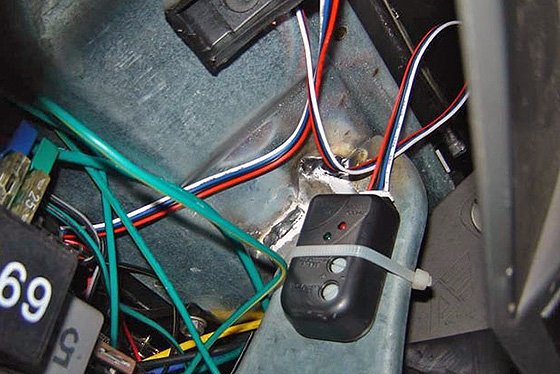 как снять узлы сигнализации с машины полностью