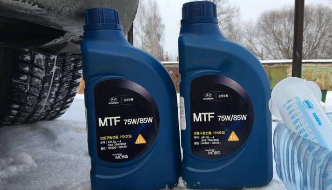 Hyundai/Kia MTF 75W85 GL-4 для МКПП Hyundai Solaris
