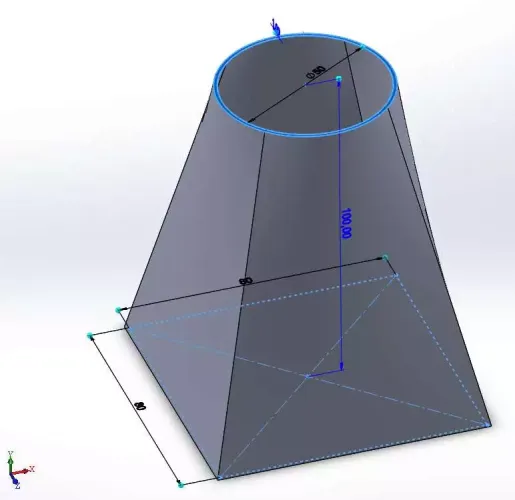 Элементы по сечениям в Solidworks 11