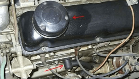 клапан рециркуляции картерных газов в автомобиле