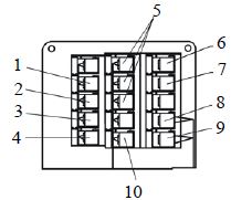 Реле за панелью выключателей на автомобилях Камаз