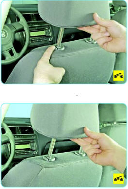 СНЯТИЕ И УСТАНОВКА ПОДГОЛОВНИКОВ