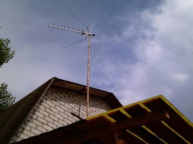 антенна на крыше