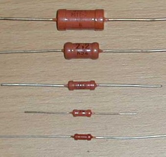 мощность резисторов