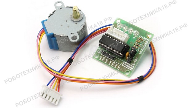 Шаговый двигатель Ардуино: схема подключения, управление,