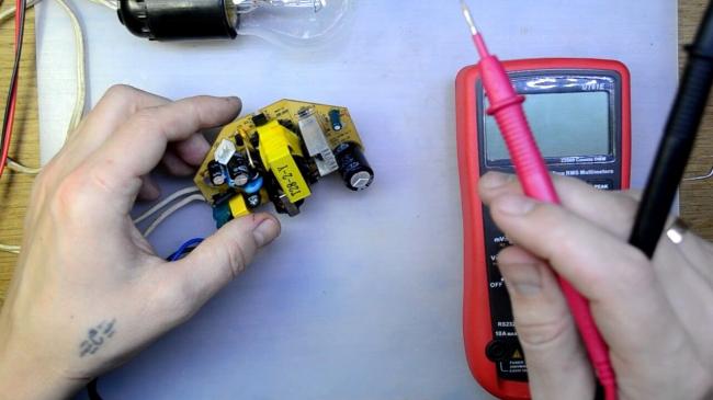 Проверка платы мультиметром